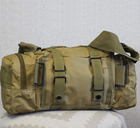 Тактична сумка підсумок на пояс Tactic нагрудна сумка через плече 5 л Койот (104-coyote) - зображення 5