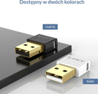 Adapter Orico Bluetooth 5.0 USB-A biały (BTA-508-WH-BP) - obraz 8