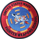 Нашивка Top Gun United States Navy Fighter Weapons School Red US9 - зображення 1
