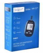 Глюкометр Longevita Family + 10 тест полосок бессрочная гарантия - изображение 1