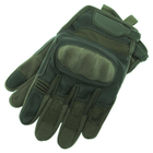Сенсорные перчатки тактические военные-армейские Military Rangers полнопалые с защитой костяшек, боевые, с закрытыми пальцами XXL Оливковый BC-9877 - изображение 5
