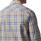 Сорочка 5.11 Tactical Gunner Plaid Long Sleeve Shirt 5.11 Tactical Badlands Tan Plaid, M (Коричневая) Тактическая - изображение 6