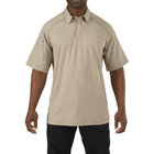 Футболка поло 5.11 Rapid Perfomance Polo - Short Sleeve 5.11 Tactical Silver Tan XL (Тан) - зображення 1