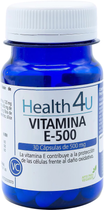 Вітаміни H4u Vitamin E-500 30 капсул De 500 мг (8436556085253) - зображення 1