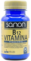 Вітаміни Sanon Vitamina B12 500 мг 60 капсул (8436556086076) - зображення 1