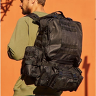 Рюкзак тактический 50 литров (+3 итогам) Качественный штурмовой для похода и путешествий рюкзак баул - изображение 10