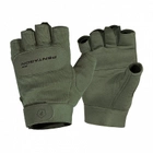 Рукавиці тактичні безпалі Pentagon Duty Mechanic 1/2 Gloves Олива S - зображення 1