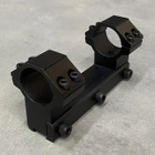 Кріплення для прицілу: моноблок Leapers UTG Accushot, d – 25.4mm, High (BH 21 мм), "Ластівчин хвіст", цільне, високий профіль - зображення 2