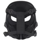 Тактична маска Full Face Combat для обличчя Чорний (Kali) - зображення 5