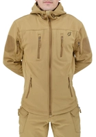 Тактична куртка Eagle Soft Shell JA-01-0 з флісом Пісок (Койот) 2XL - зображення 3