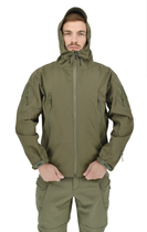 Легка тактична літня куртка (вітрівка, парка) з капюшоном Warrior Wear JA-24 Olive Green 3XL - зображення 7