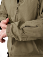 Тактическая демисезонная куртка Eagle Soft Shell JA-23 на флисе Green Olive 2XL - изображение 8