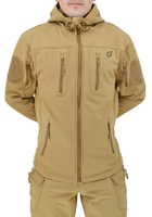 Тактична куртка Eagle Soft Shell JA-01-0 з флісом Пісок (Койот) XL - зображення 3