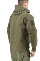 Легкая тактическая летняя куртка (ветровка, парка) с капюшоном Warrior Wear JA-24 Olive Green S - изображение 9