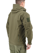 Легкая тактическая летняя куртка (ветровка, парка) с капюшоном Warrior Wear JA-24 Olive Green M - изображение 9