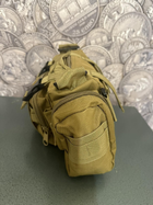Рюкзак Тактический Армейский Зеленый Олива с подсумками и креплением 80л-85л - изображение 3