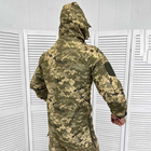 Мужская водонепроницаемая Куртка с Капюшоном Squad Softshell на флисе пиксель размер 2XL - изображение 7