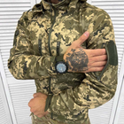 Мужская водонепроницаемая Куртка с Капюшоном Squad Softshell на флисе пиксель размер 3XL - изображение 3
