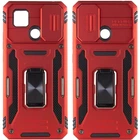 Ударостійкий чохол Camshield Army Ring для Xiaomi Redmi 9C / 10A Червоний