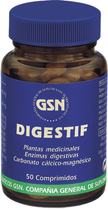 Suplement diety Gsn Digestif Nueva Formula 50 tabletek (8426609010158) - obraz 1