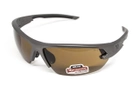 Защитные очки Venture Gear Tactical Semtex 2.0 Gun Metal (bronze) Anti-Fog, коричневые в оправе цвета "тёмный - изображение 3