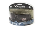 Защитные очки Venture Gear Tactical Semtex 2.0 Gun Metal (forest gray) Anti-Fog, чёрно-зелёные в оправе цвета - изображение 7