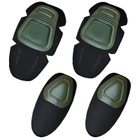 Тактические защитные наколенники налокотники Han-Wild GEN2 Green защитный набор для суставов taktical - изображение 1