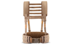 Ремінно плечова система базова U-WIN з лямками / розвантажувальна система РПС під балістичний пакет розміру М Cordura 1000 Тан - изображение 1