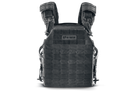 Плитоноска / тактичний жилет Plate Carrier U-WIN PRO зі швидким скиданням 260х330 зі скелетними камербандами Cordura 500 Чорний - изображение 2