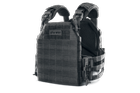 Плитоноска / тактичний жилет Plate Carrier U-WIN PRO зі швидким скиданням 250х300 зі скелетними камербандами Cordura 500 Чорний - изображение 1