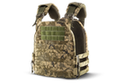 Плитоноска / тактичний жилет Plate Carrier U-WIN Light зі швидким скиданням 250х300 Nylon 6.6 1000 Піксель ММ14 - изображение 1