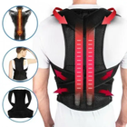 Грудопоясничный корсет корректор правильной осанки Back Pain Need Help Размер XL Черный - изображение 1