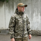 Тактична куртка "Шторм" Softshell піксель на флісі розмір 62 (911) - изображение 3
