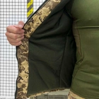 Мужская зимняя Куртка с капюшоном / Бушлат пиксель размер 3XL - изображение 5