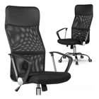 Кресло офисное на колесах Bonro Manager черное (2 шт) (47000010)