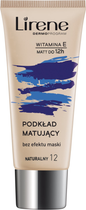 Podkład Lirene Nature Matte fluid 12 Natural 30 ml (5900717060128) - obraz 1