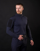 Мужская тактическая рубашка Убакс синий под шевроны армейская S - изображение 3