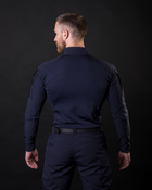 Мужская тактическая рубашка Убакс синий под шевроны армейская XS - изображение 4