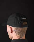 Чоловіча тактична кепка з липучкою для шеврона чорна - зображення 11