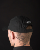 Чоловіча тактична кепка з липучкою для шеврона чорна - зображення 12