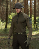 Мужская тактическая рубашка Убакс хаки под шевроны армейская XS - изображение 1