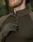 Мужская тактическая рубашка Убакс хаки под шевроны армейская S - изображение 8