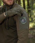 Мужская тактическая рубашка Убакс хаки под шевроны армейская XS - изображение 4