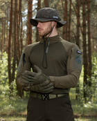 Мужская тактическая рубашка Убакс хаки под шевроны армейская S - изображение 9