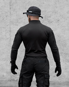 Мужская тактическая рубашка Убакс черный под шевроны армейская XXL - изображение 8