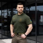 Мужская тактическая футболка поло хаки армейская 3XL (688188970) - изображение 2