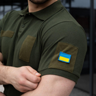 Чоловіча тактична футболка поло хакі армійська 3XL (688188970) - зображення 4