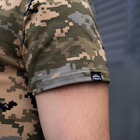 Мужская пиксельная футболка армейская хлопковая хаки L - изображение 5