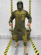 Тактичний теплий військовий комплект Гірка ( Куртка + Штани ), Камуфляж: Олива, Розмір: M - зображення 3