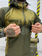 Тактичний теплий військовий комплект Гірка ( Куртка + Штани ), Камуфляж: Олива, Розмір: XXL - зображення 5